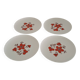 Set of 4 flat plates - Arzberg earthenware factory 1960/70