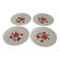 Set of 4 flat plates - Arzberg earthenware factory 1960/70