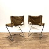 Pair of Biscia de Mourgue chairs from the 70s