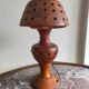 Olive wood lamp