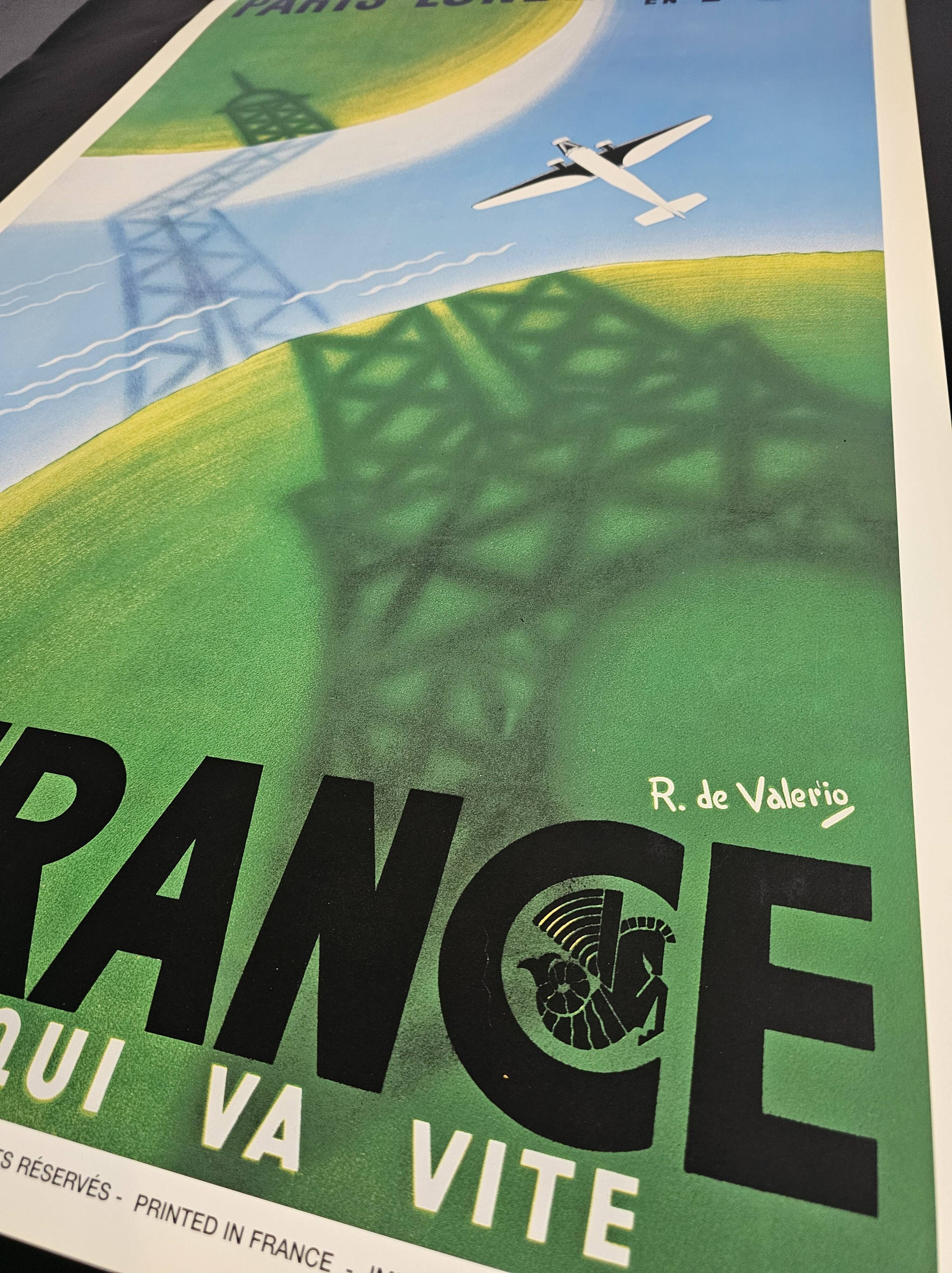 Air france poster - paris-london