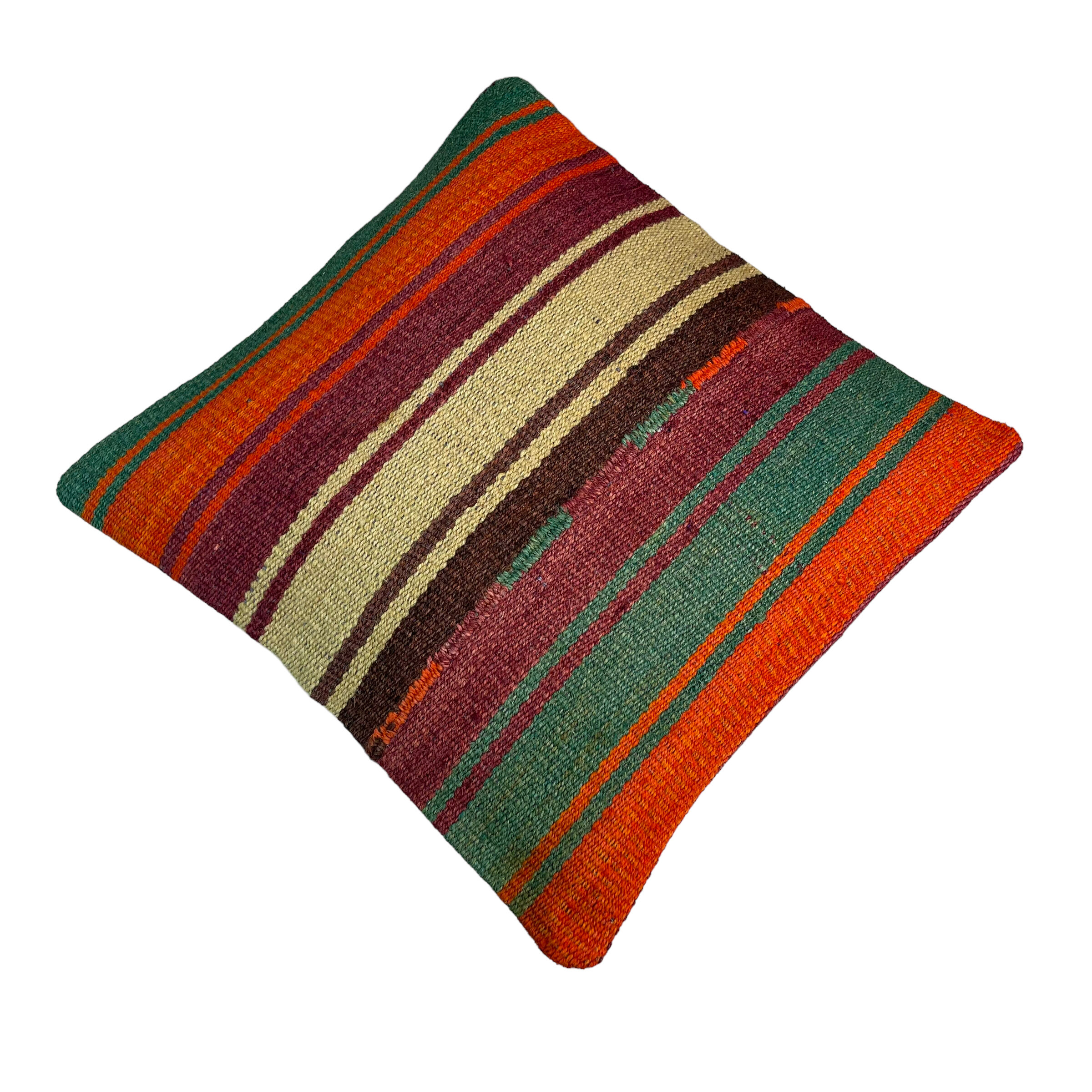Vintage turkish Kilim cushion cover 40x40cm