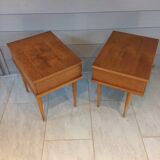 Pair of nightstands 60's