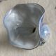 Vintage 1980 glass paste vase