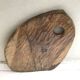 Ancient palette of painter raw wood sculpted vintage decoration