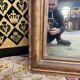 Louis Philippe period mirror with 19th leaf