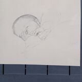 Set of 4 original drawings Edmond Sigrist (1882 1947)