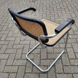 Cesca b64 armchair design Marcel Breuer, years 70