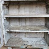 Old Burmese teak display case