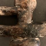 Brutalist ceramic candle holder