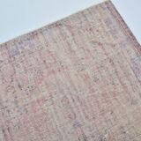Vintage Pink Floral Wool Carpet sku 3210