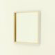 1970s Italian square wall mirror