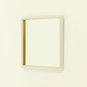 1970s Italian square wall mirror