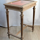 Showcase 1900 natural wooden side table