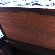 Renaissance oak carved buffet cabinet