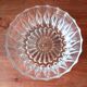 Vintage glass dessert service, bowls and serving dish.