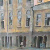 "The Tishashev House – Opochka" signed A. A. Yeremin