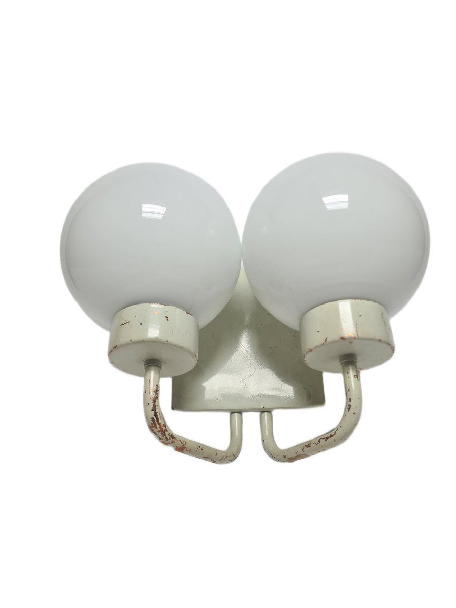 Two-armed wall lamp from Elmet Zabrze, 1970s