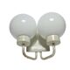 Two-armed wall lamp from Elmet Zabrze, 1970s
