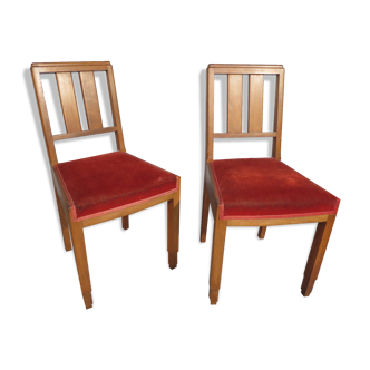 Pair of art deco chairs