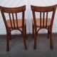 Pair of Baumann bistro chairs