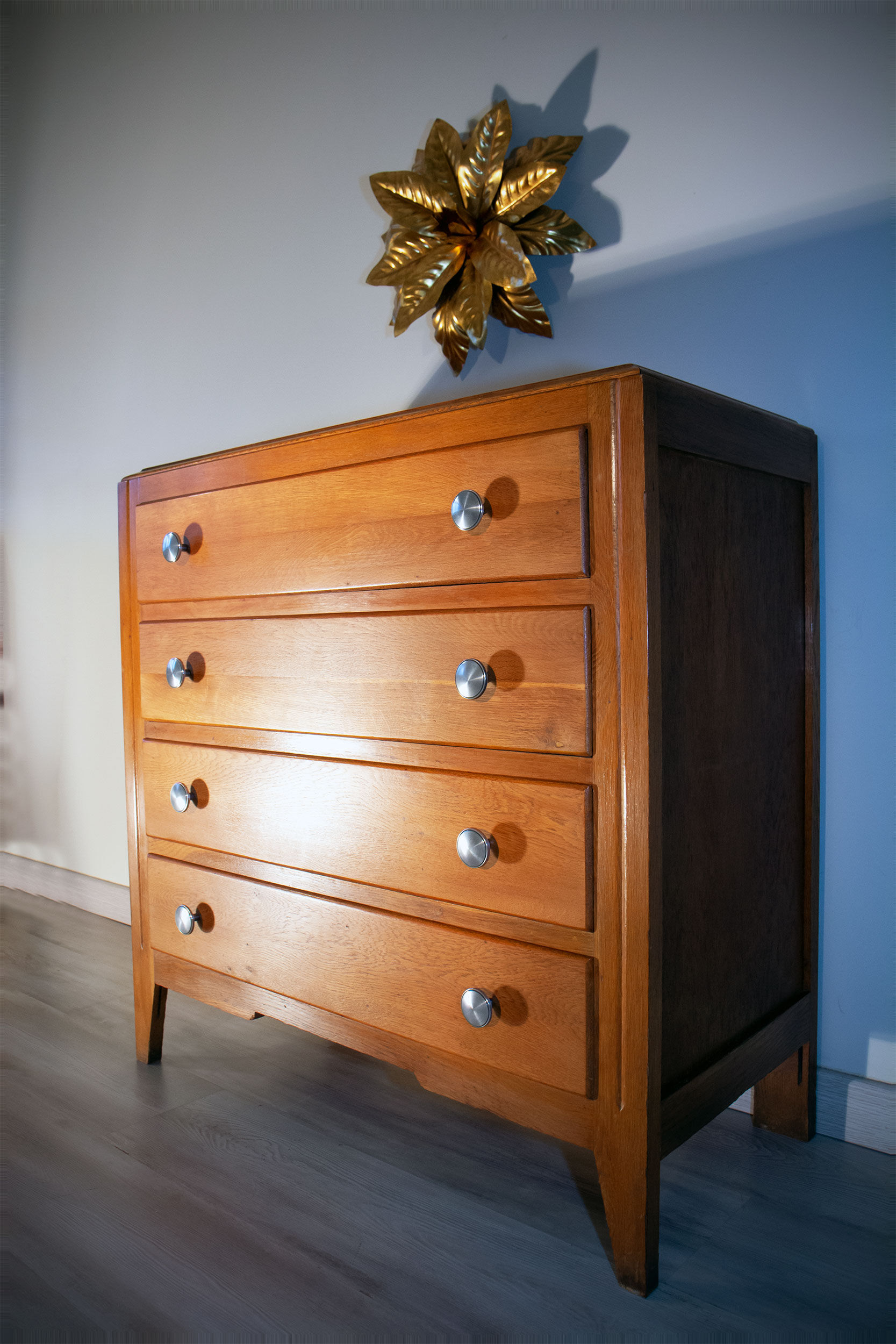 Commode année 60, chêne clair