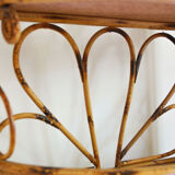 Shelf rattan and caning