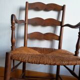 Paire de fauteuils de nourrice, style provençal 19ème siècle