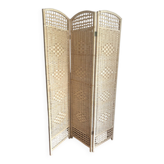 Vintage 3-section braided screen