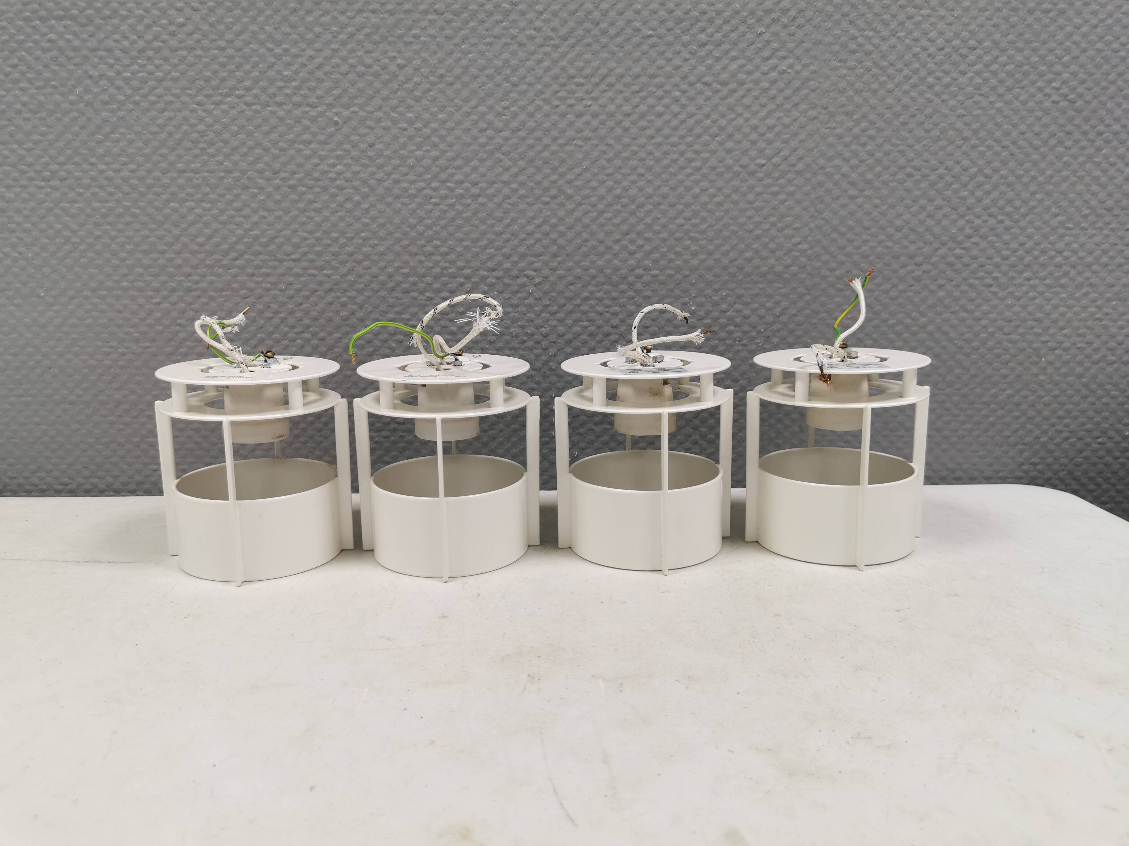 Four Magazine Spots/Lamps, by Vilhelm Wohlert for Louis Poulsen 70s Denmark