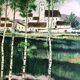 Illustration  paysage vue du village