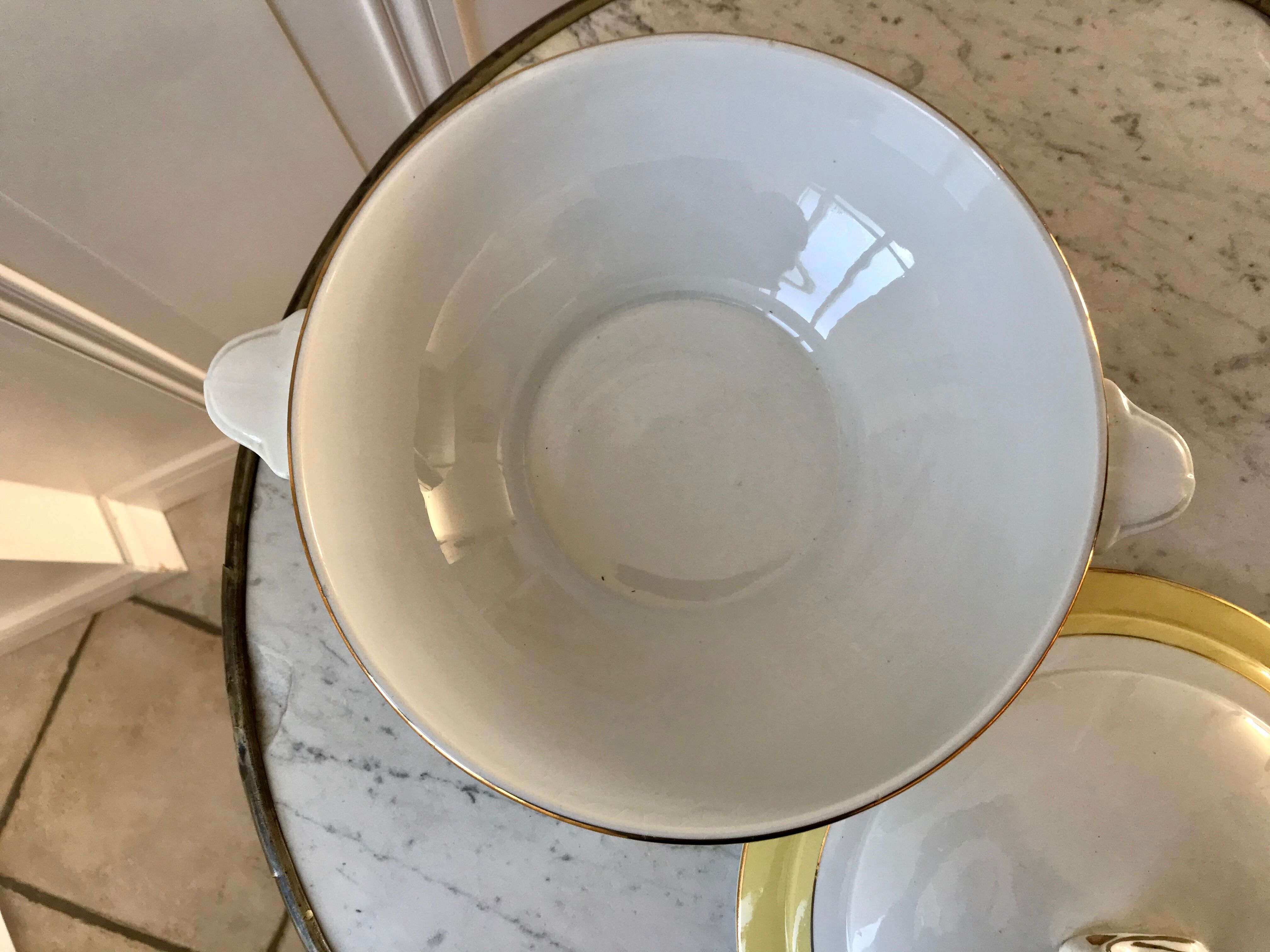 Tureen Moulin des Loups 60s yellow pastel chick