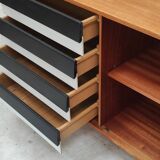U-458 black and white sideboard by Jiri Jiroutek for Interier Praha