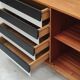 U-458 black and white sideboard by Jiri Jiroutek for Interier Praha