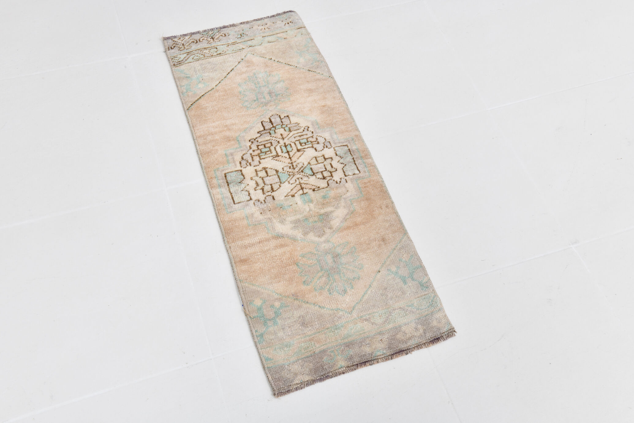 1x3 Oriental Vintage Door Mat Rug, 38x94Cm