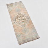 1x3 Oriental Vintage Door Mat Rug, 38x94Cm