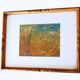 Painting – Oil on paper framed under glass – Semi-abstract landscape 1920