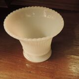 White opaline vase