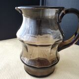 Smoked glass water jug