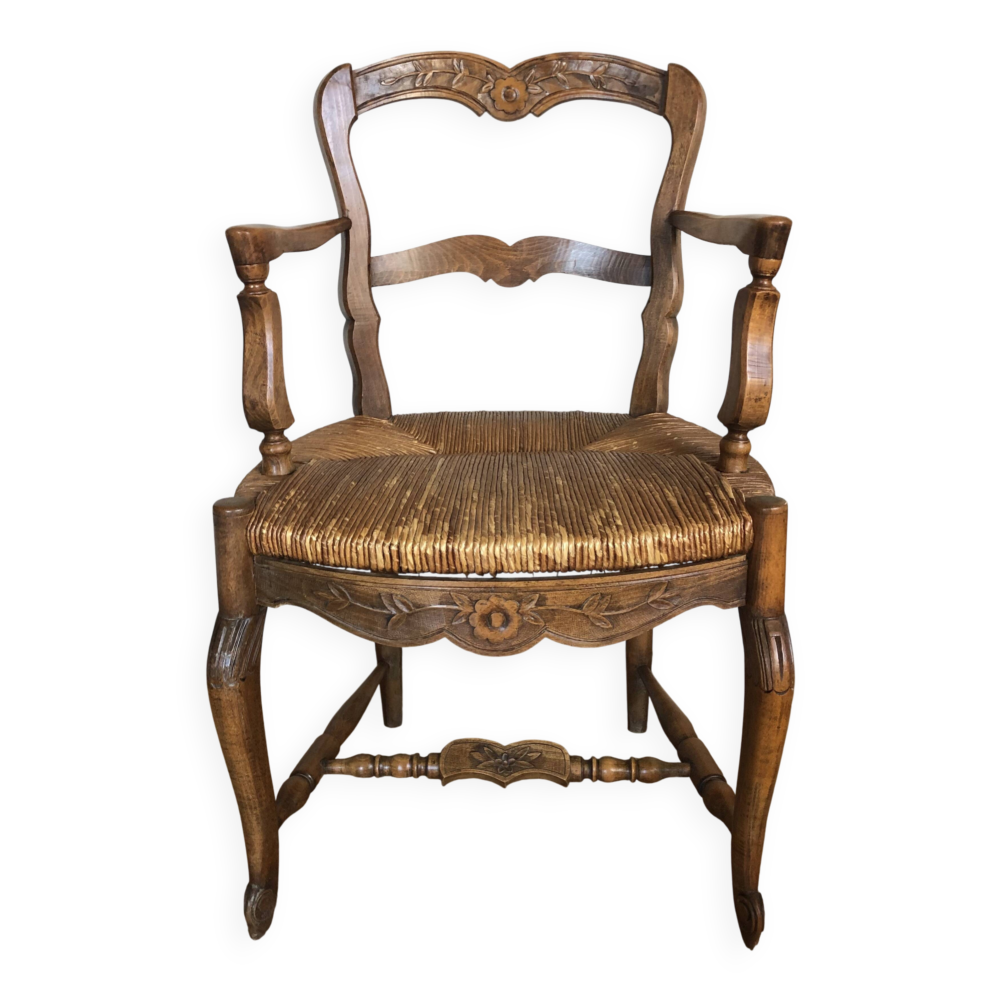 Provençal straw chair