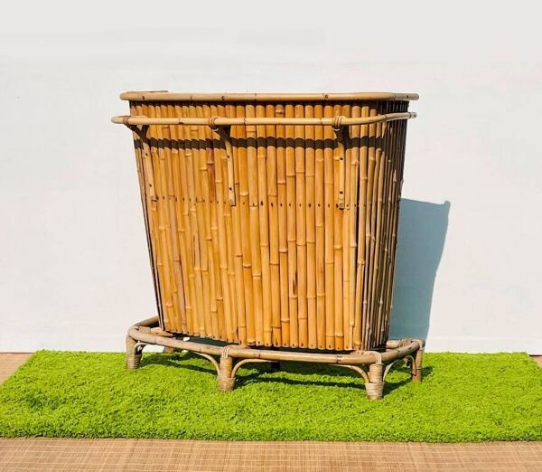 Bar Tiki bambou  ~ Vintage 50s ~ Comptoir