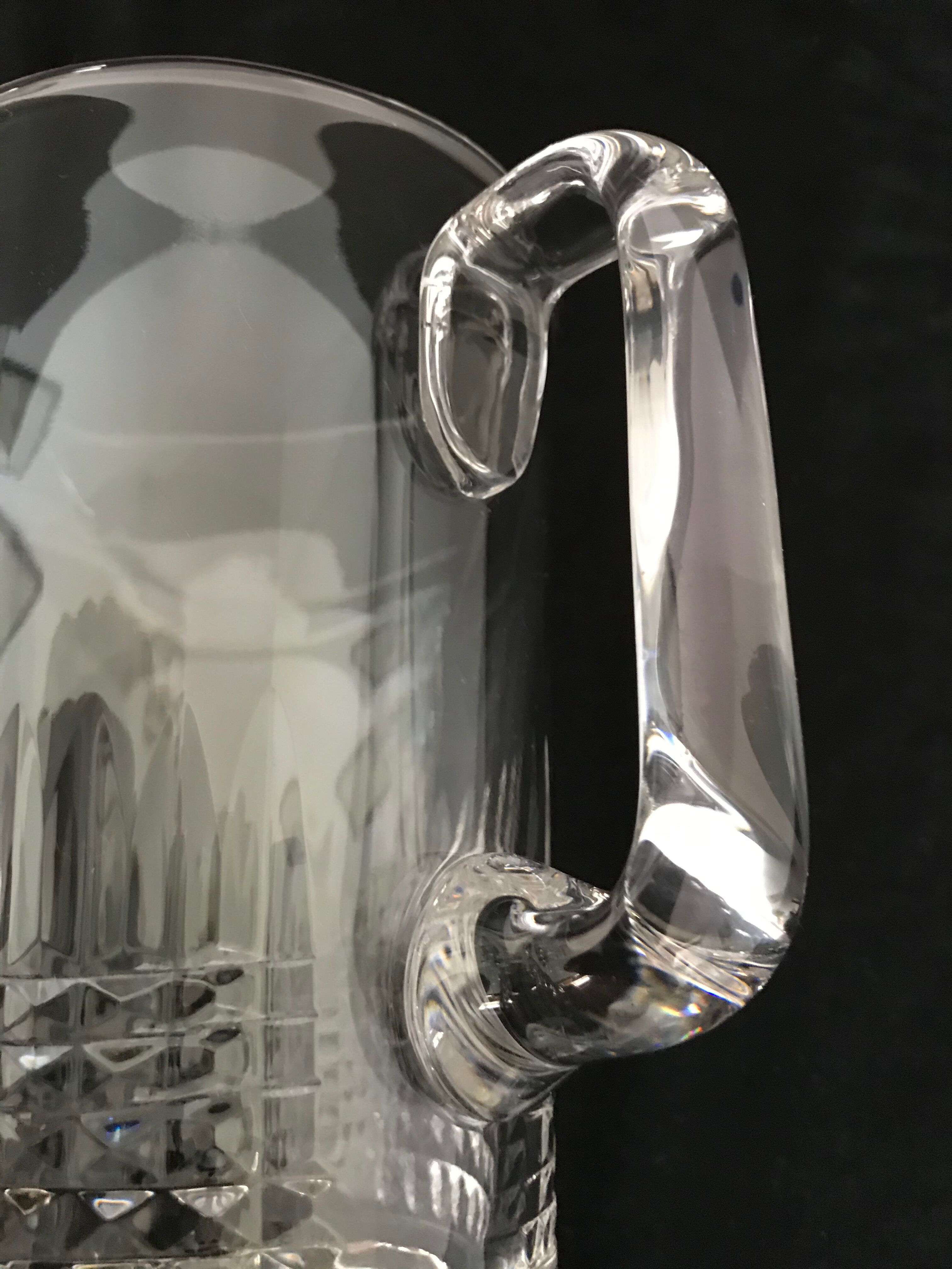 Pichet - cristal soufflé et taillé cristallerie Wadgassen Villeroy&Boch