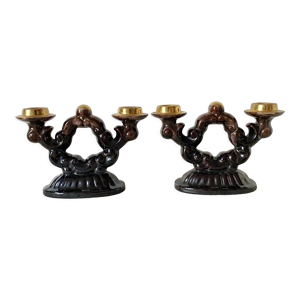 Paire de chandeliers