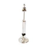 Steel art deco lamp foot - Plexiglas