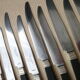 box of 12 table knives and 12 cheese knives Thiebaut Astruc de Lille
