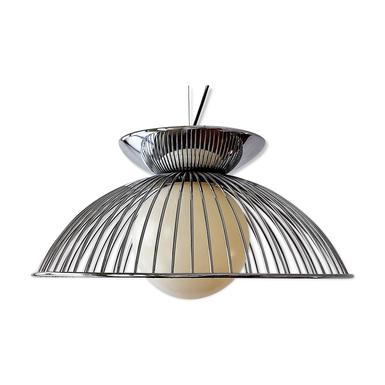 'Moana' pendant lamp by Luigi Massoni for Harvey Guzzini, Italy 1960's