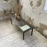 1950s slate coffee table