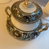 Asian Pattern Sugar Bowl