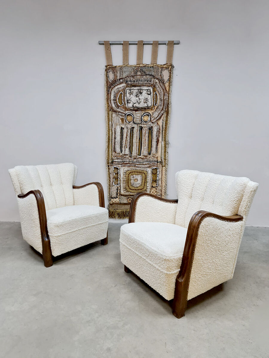 Art Deco armchairs lounge chairs
