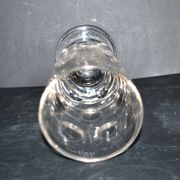 Verre à bière ancien en verre épais taillé – Pinte 50cl Bock BISTROT 1900